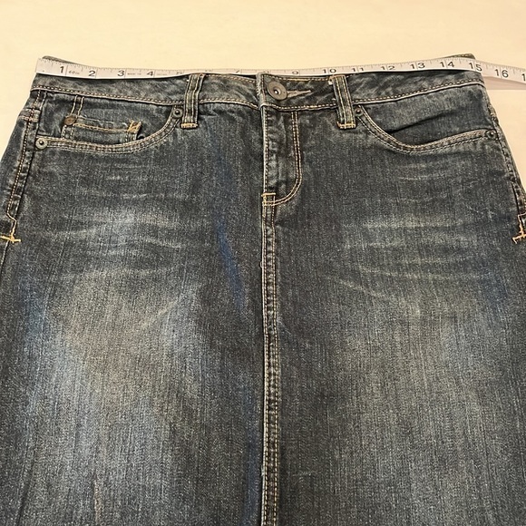 Converse One Star Denim Skirt Size 4 - Picture 3 of 16